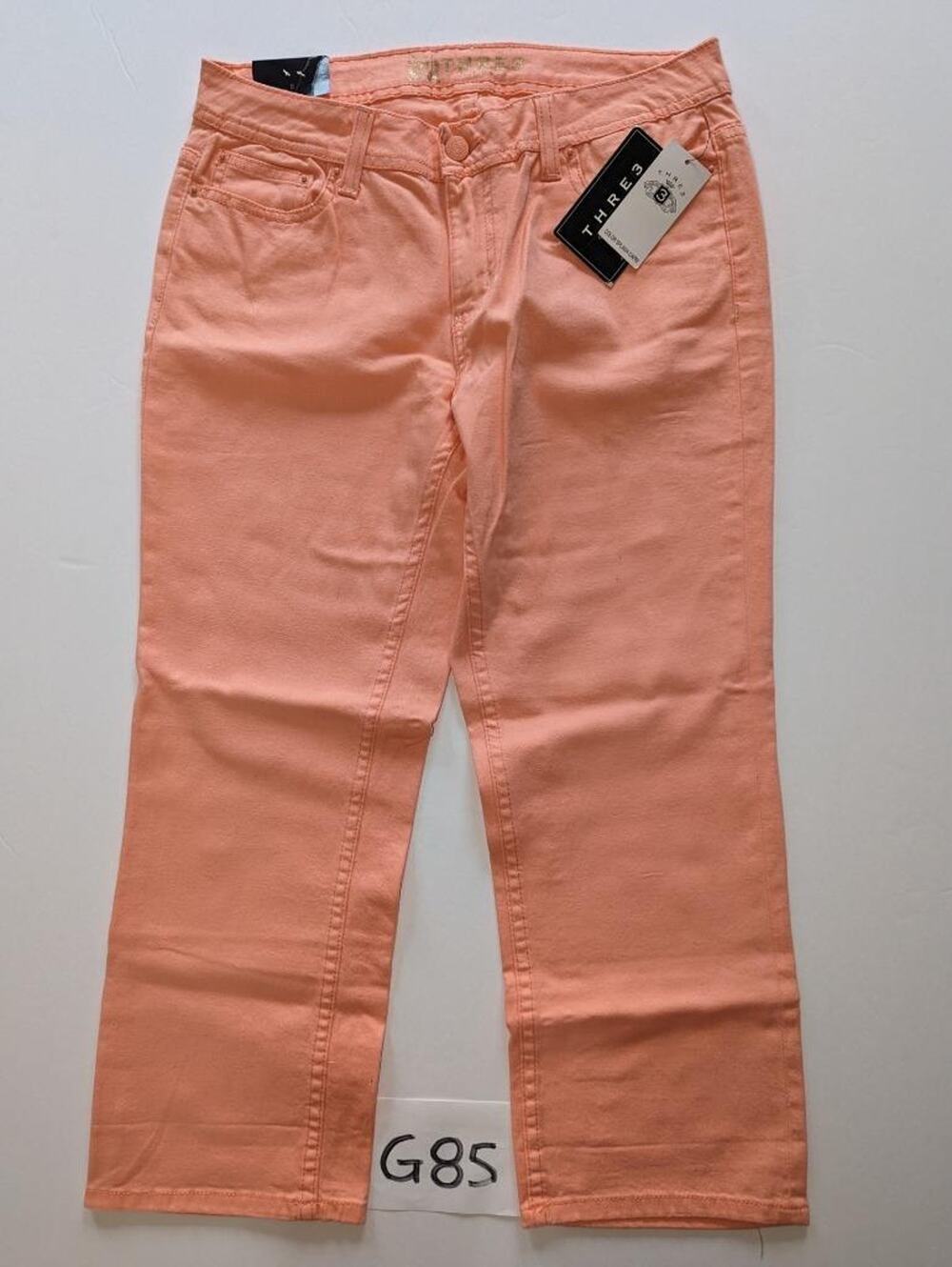 Thre3 Capri Pants Size 8 Peach NWT -0323G85